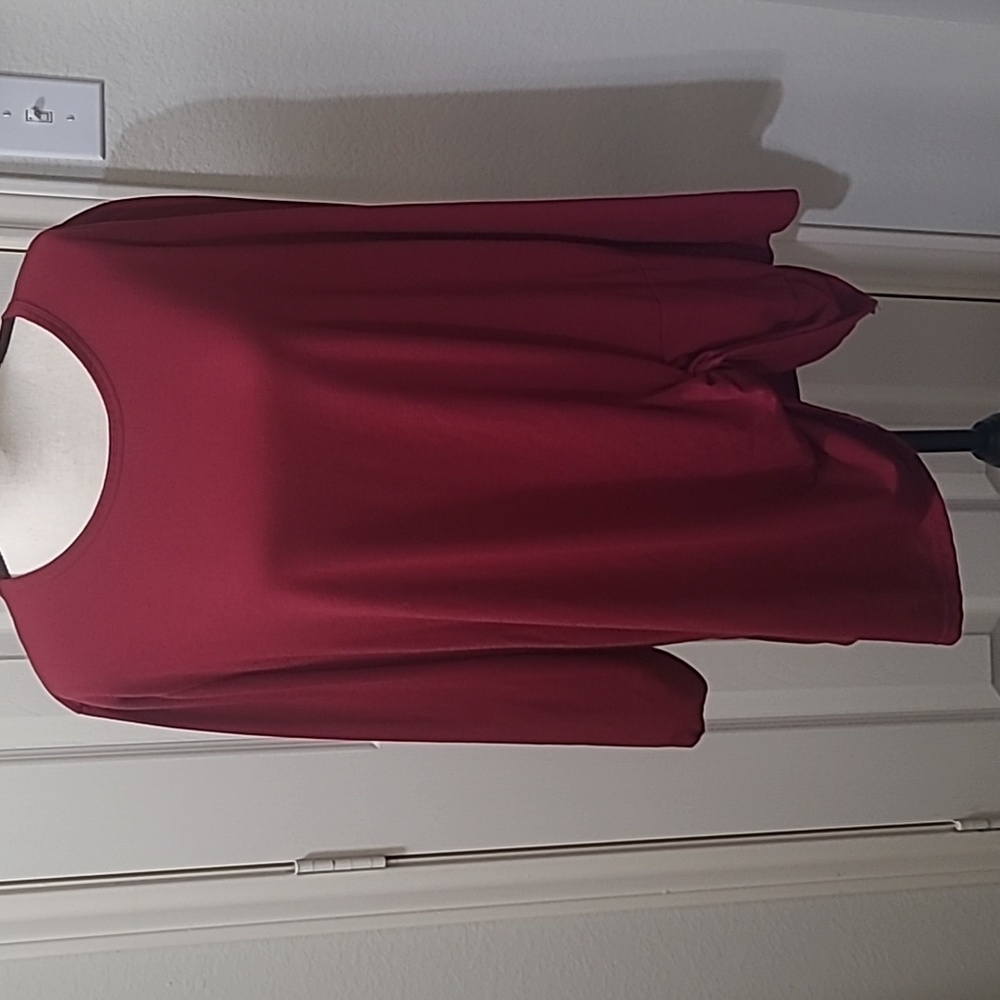 RED long-sleeved Top Used